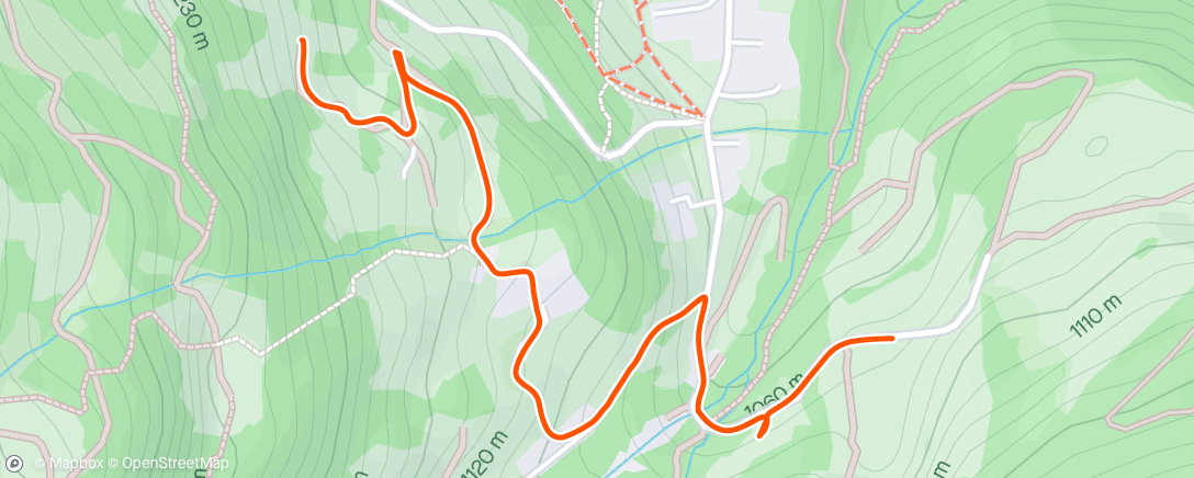 Map of the activity, Wanderung am Nachmittag