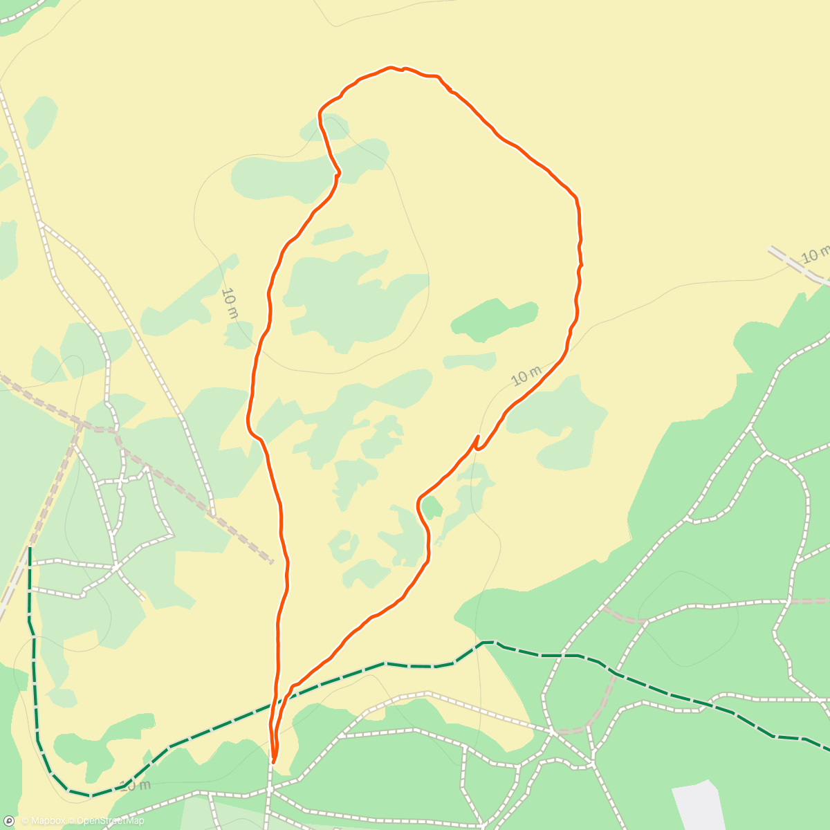 アクティビティ「Rondje Soesterduinen.」の地図