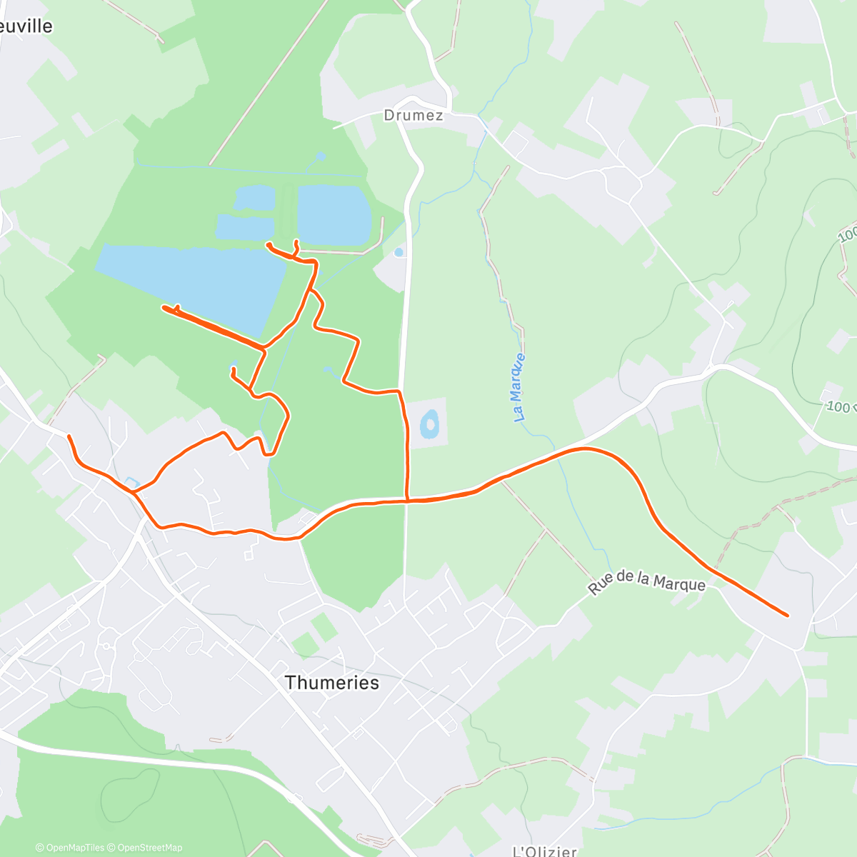 Map of the activity, En attendant le père Noël 🎅⛄🥶 w/ Frérot