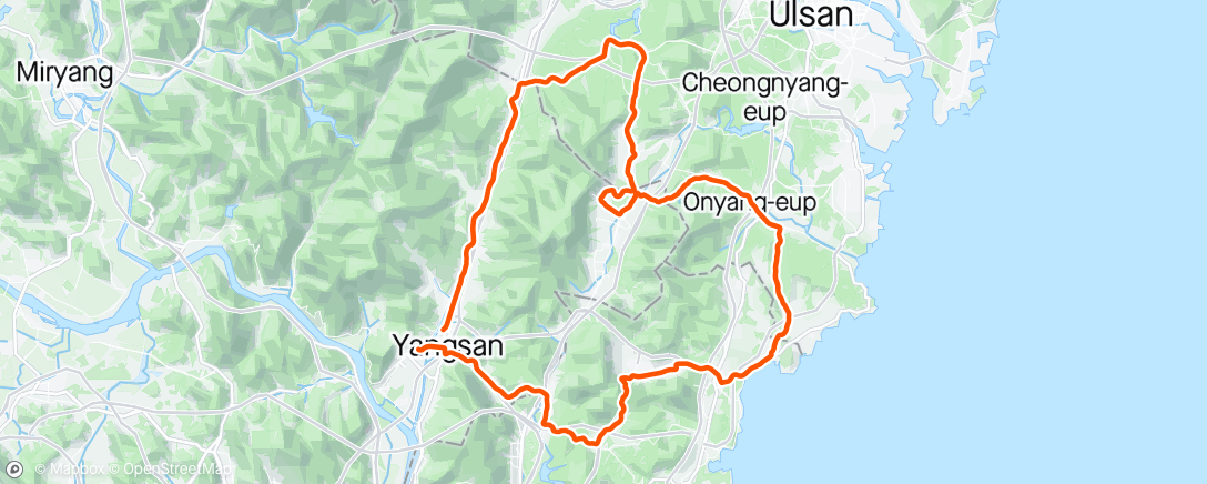 Map of the activity, Morning Ride