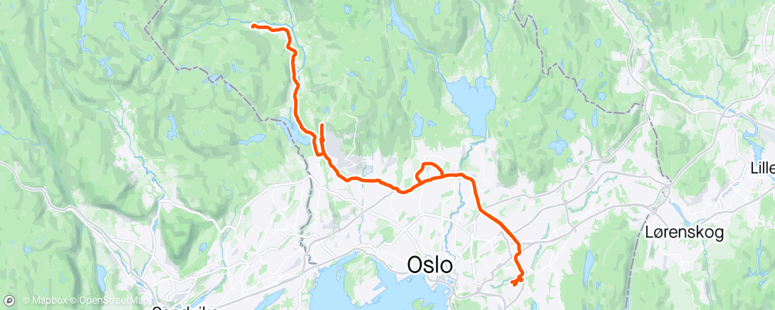 Map of the activity, Olaf Bulls x6