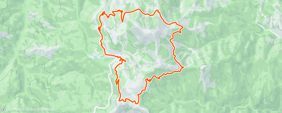Map of the activity, Bogus basin around the mountain Loop