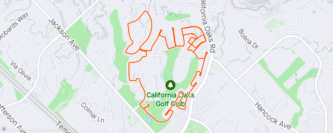 Map of the activity, Afternoon Walk🔥🔥83°🔥🔥