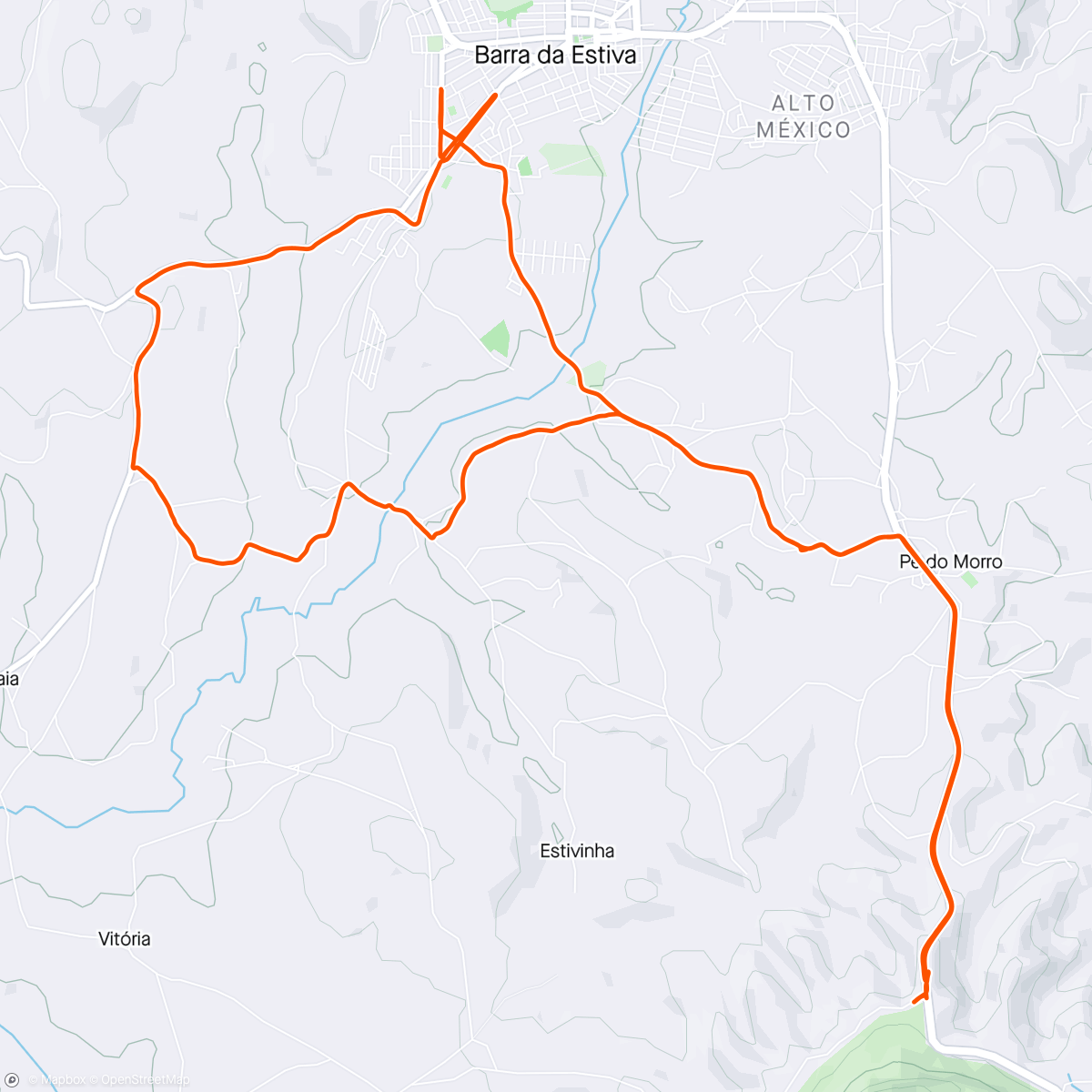 Map of the activity, Bike e vida