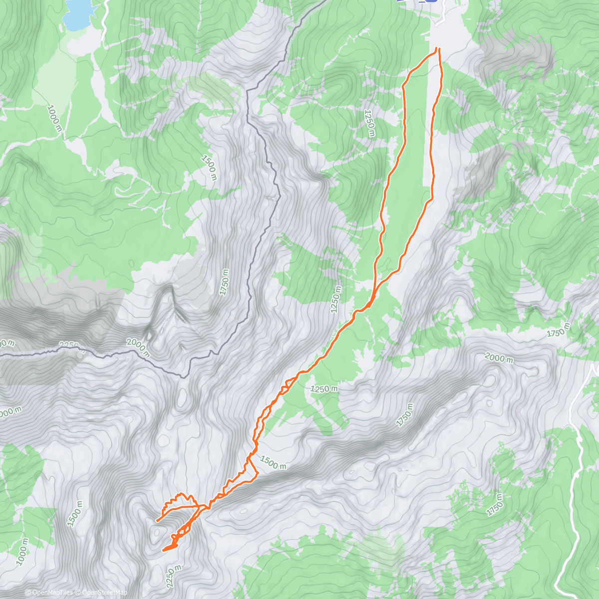 Map of the activity, Ski boots vs Rea 1:0