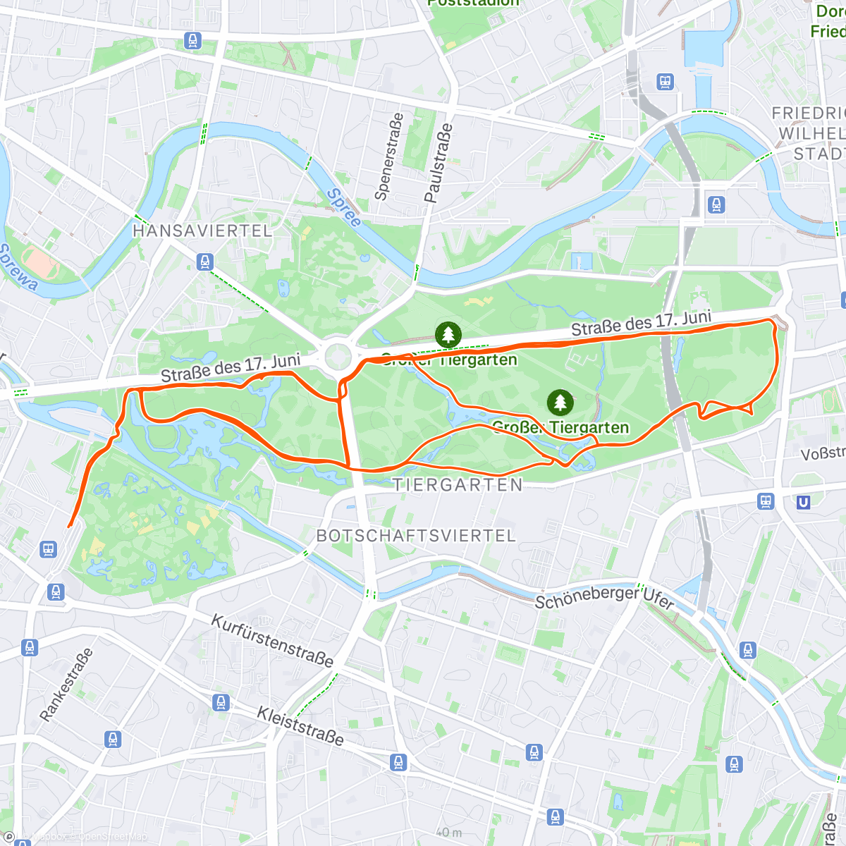 Map of the activity, Long run