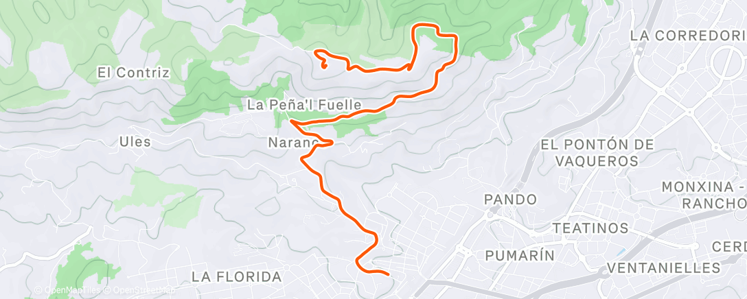 Map of the activity, Afternoon E-Bike Ride