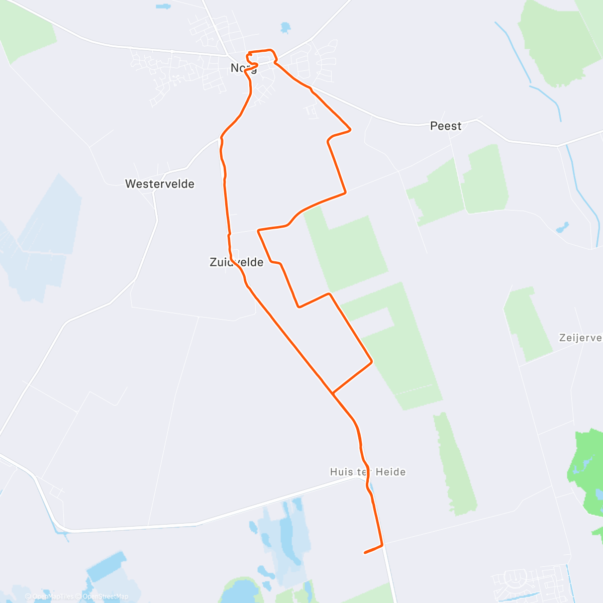 Карта физической активности (Drenthe 200: Het jaar in stijl afsluiten)