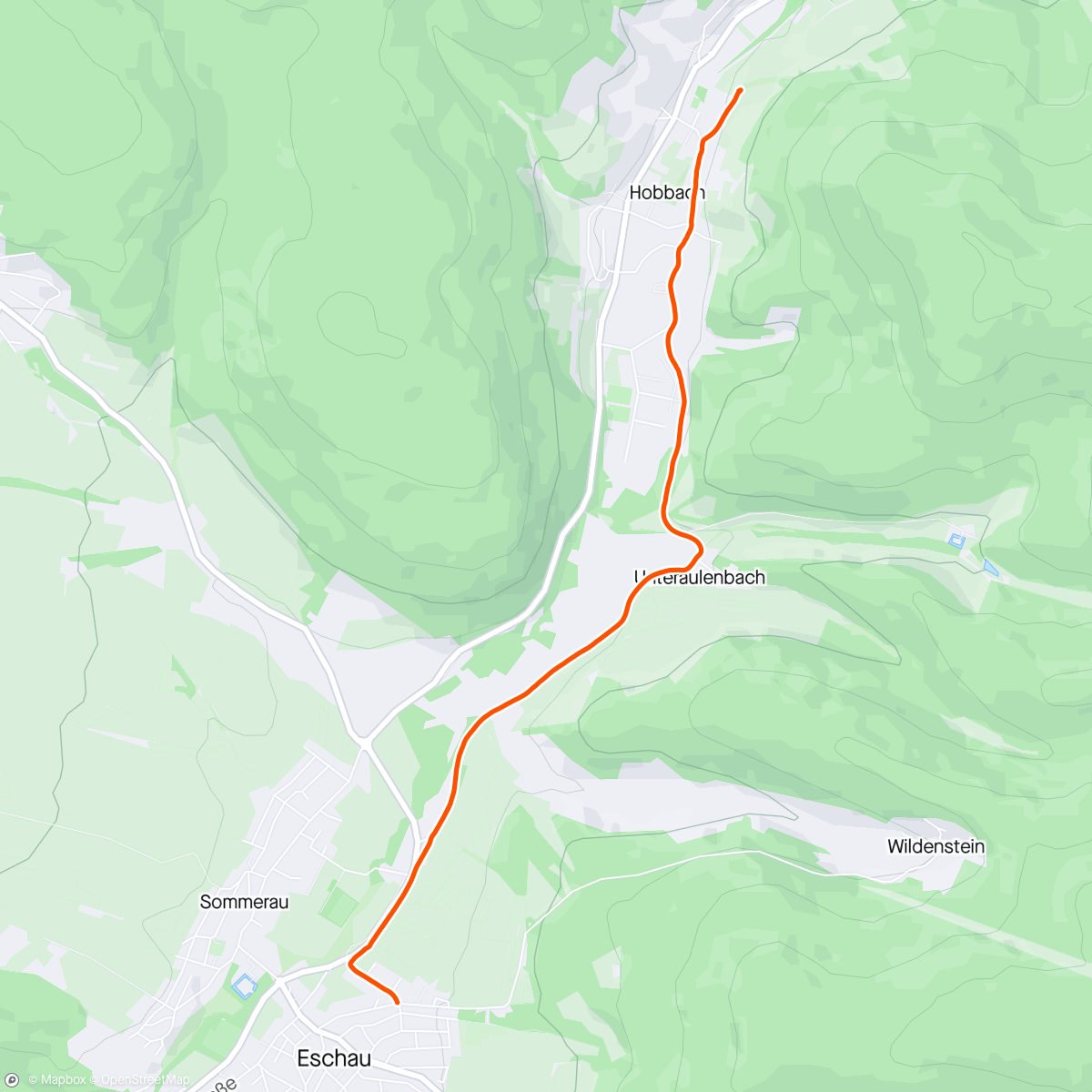 Map of the activity, Eschau