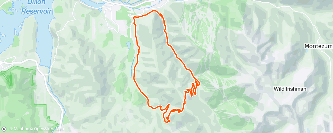 Map of the activity, Westy Ripper