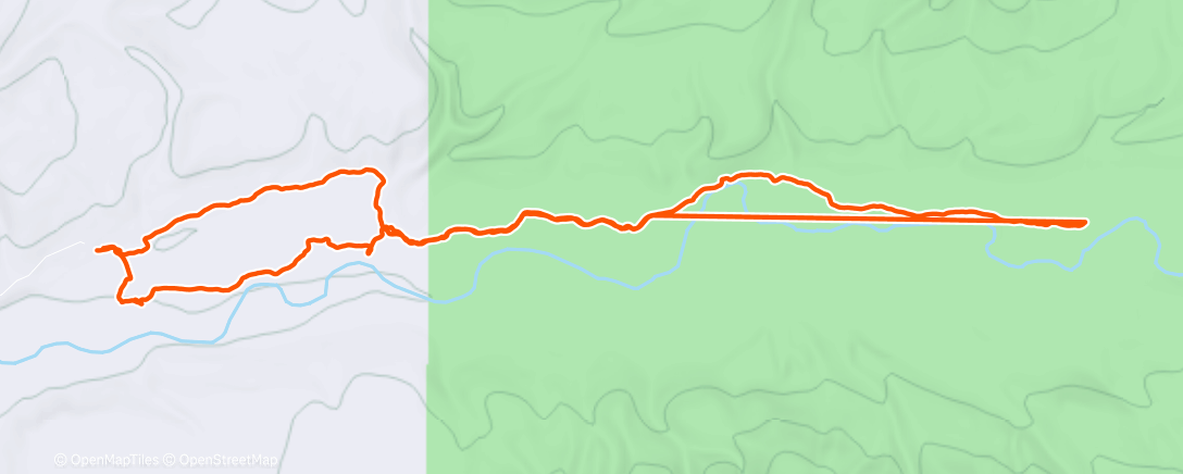 Map of the activity, Bogachiel Trail