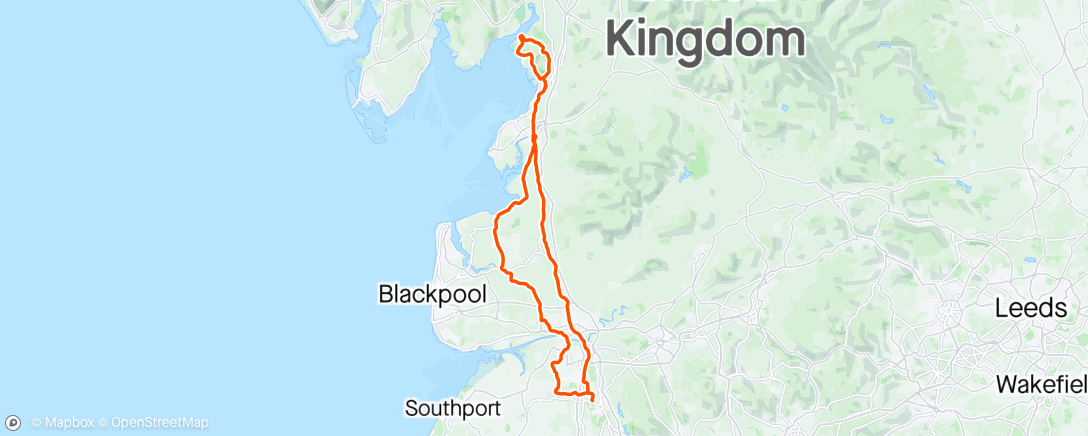 Map of the activity, Day out to Cumbria!