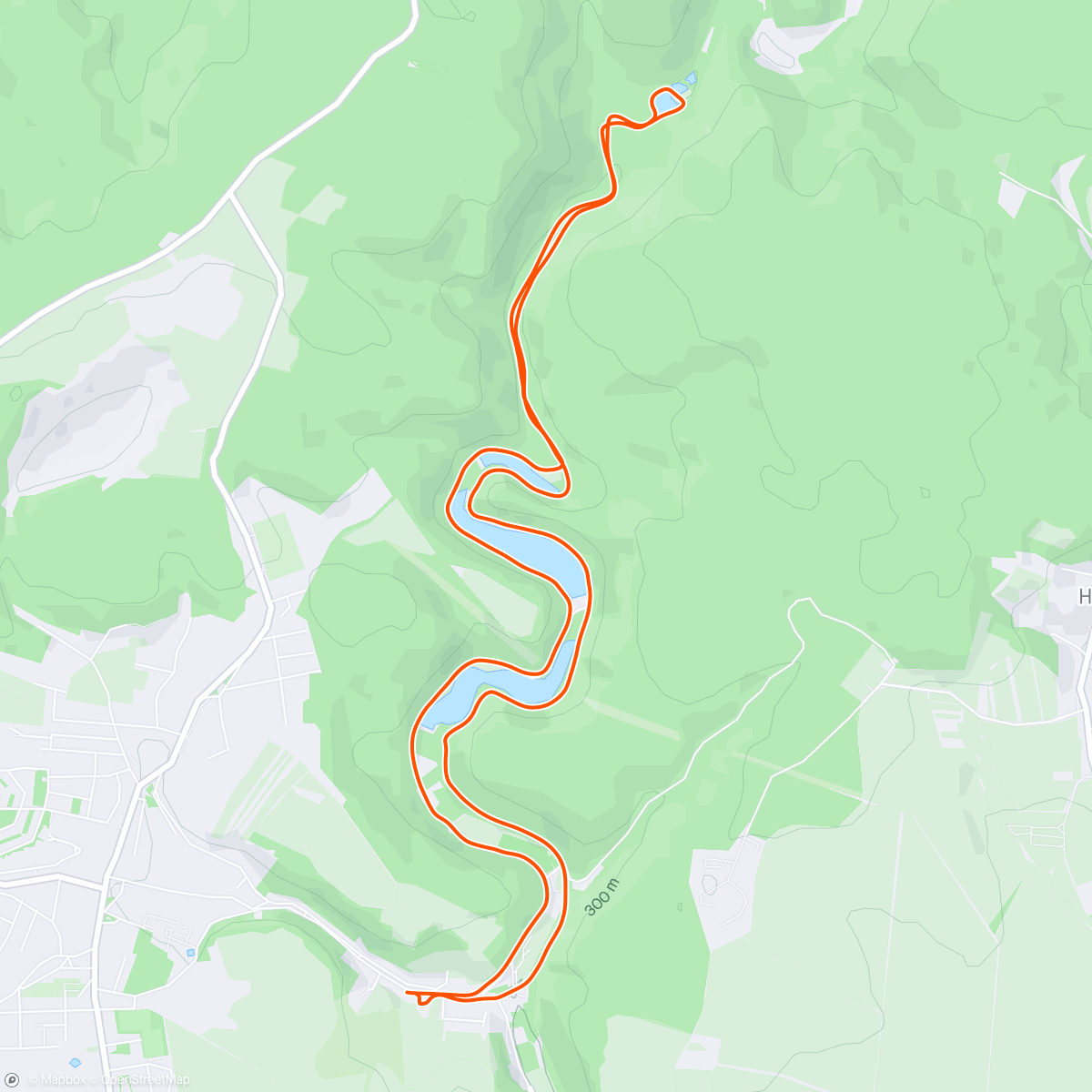 Map of the activity, Mariánské údolí a údolí Říčky s JL