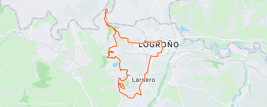 Map of the activity, Cortijo+favorita+pinar+pico águila