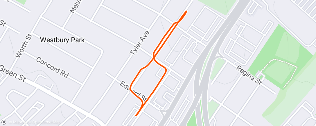 Map of the activity, Lunch Walk