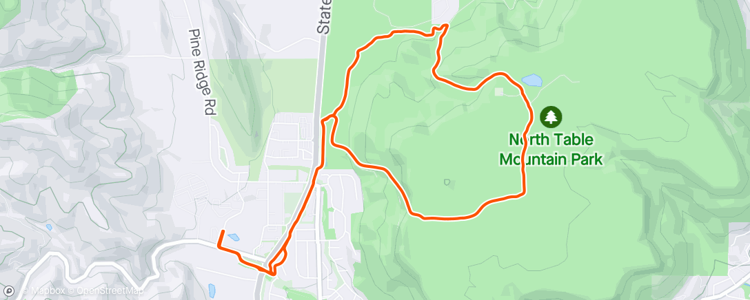 アクティビティ「Evening E-Mountain Bike Ride」の地図