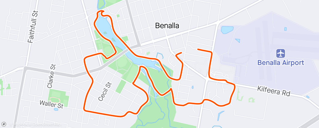 Map of the activity, Afternoon Ride with Chookie