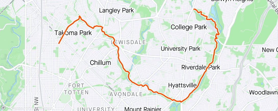 Map of the activity, ⛅ Morning Ride