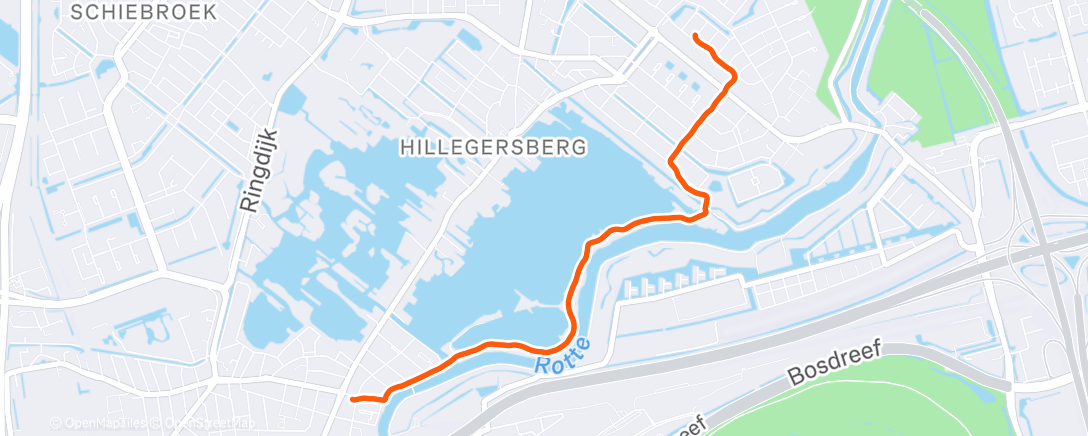 Map of the activity, Dropping off the car