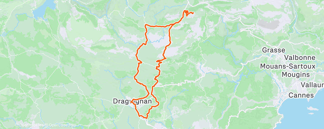 Map of the activity, À l'assaut du Mont Lachens🥶