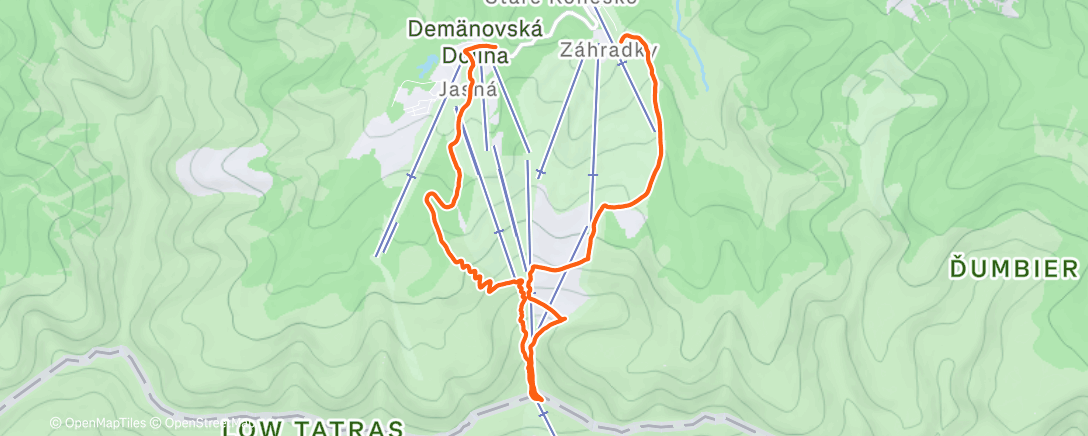 Mapa de la actividad (Afternoon Backcountry Ski)
