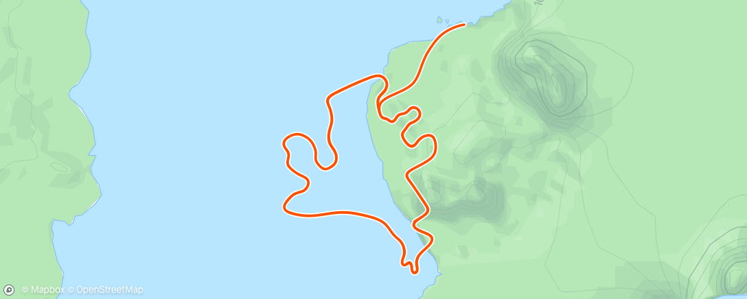 Mapa da atividade, Zwift - Race: Stage 3: Lap It Up - Seaside Sprint (B) on Seaside Sprint in Watopia