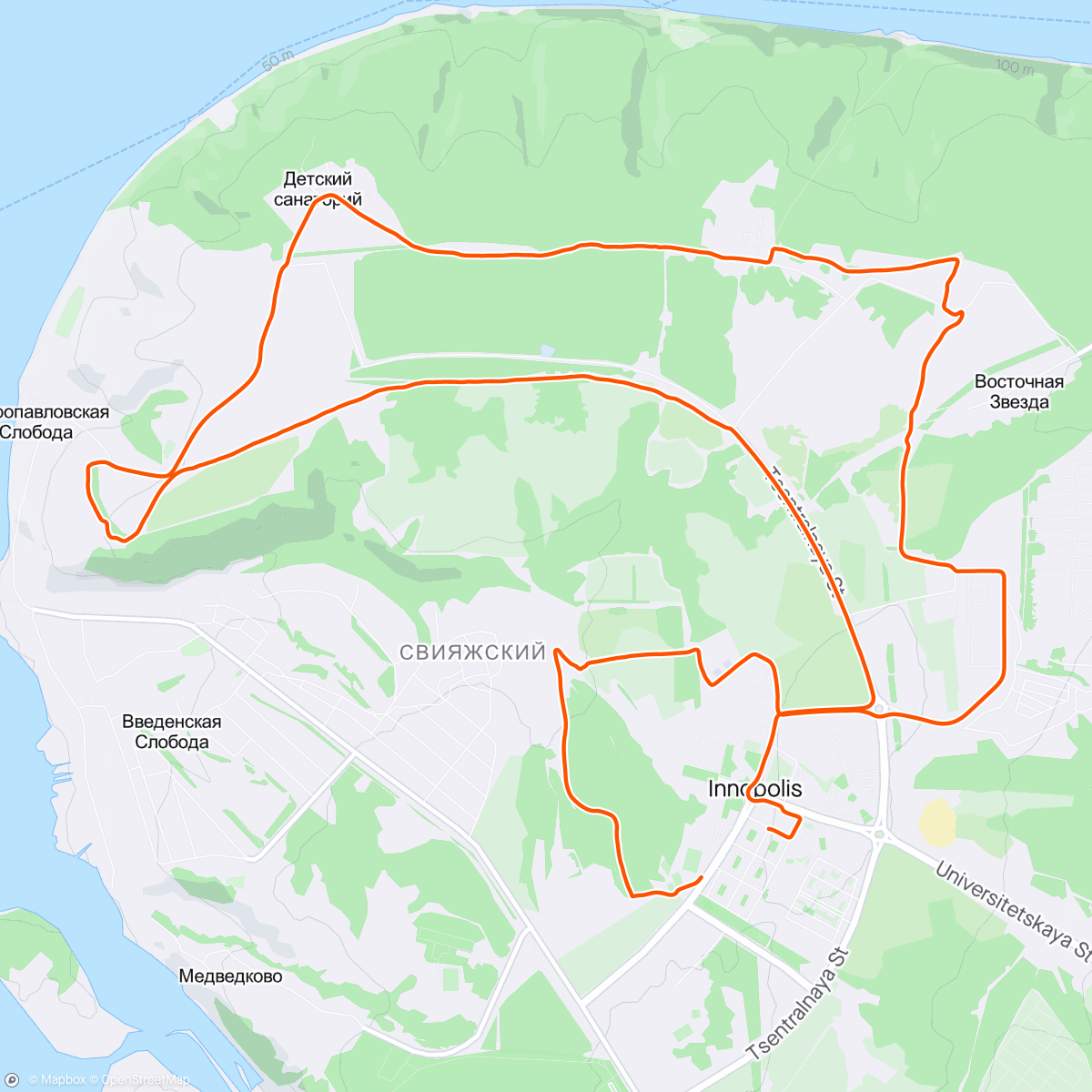 Map of the activity, ⚡🤏 Тест с велокомпом