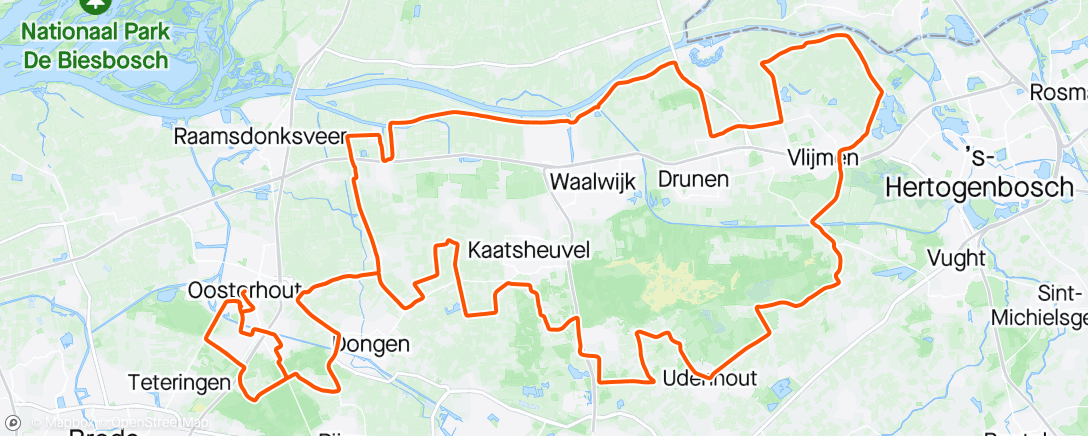 Map of the activity, Stage 5 ZLM Tour🇳🇱💨