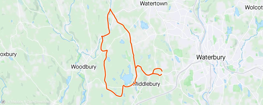 Map of the activity, Evening ride with hubby 🥰