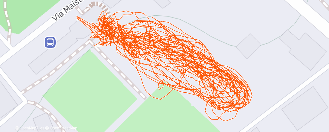 Map of the activity, Nomal skate