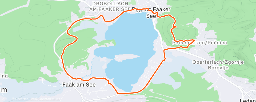 Mapa de la actividad (Mittagspaziergang)