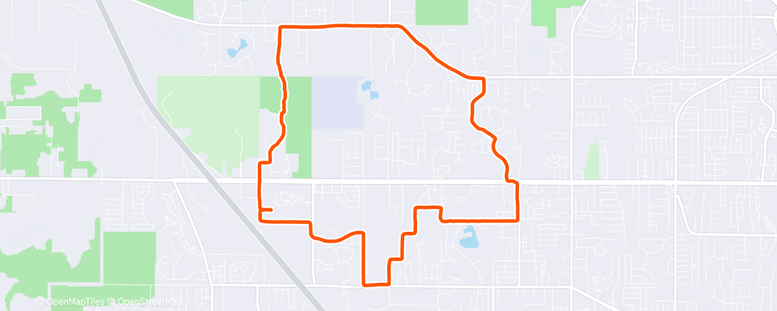 Карта физической активности (Probably went too far for a bounce back long run)