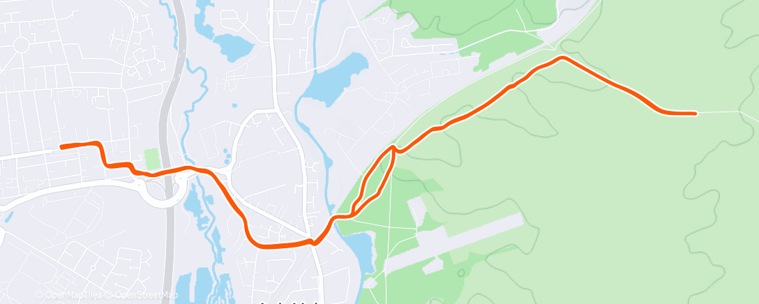 Map of the activity, Easy on the ranges