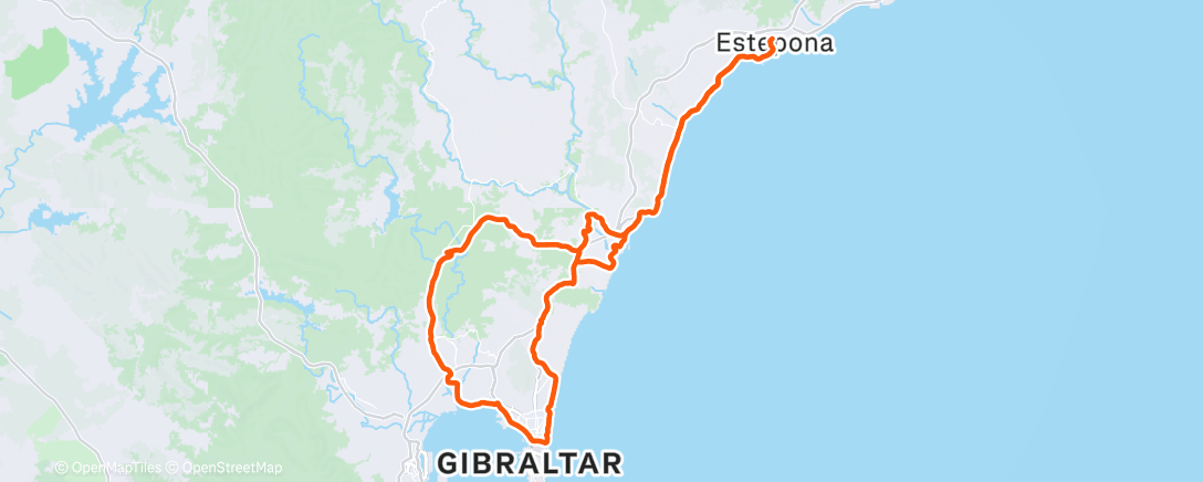 Карта физической активности (Lunch Ride)