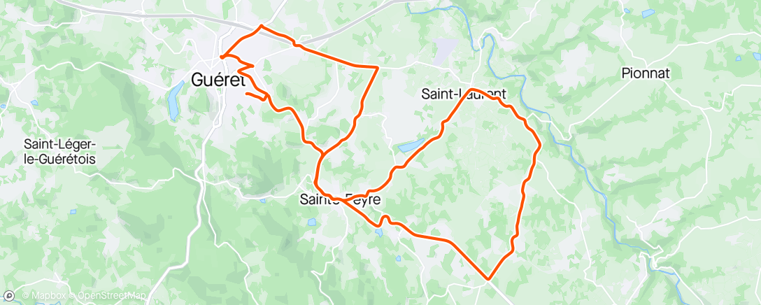 Map of the activity, Sortie vélo ... déblocage...😉🤣😂