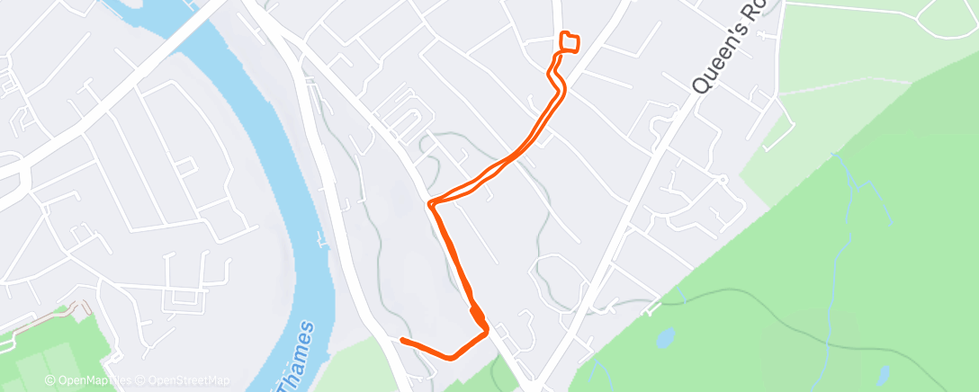 Map of the activity, Morning Hills 📈📉