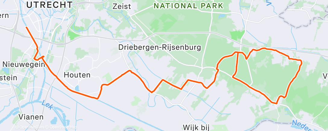 Map of the activity, Heuveltjes