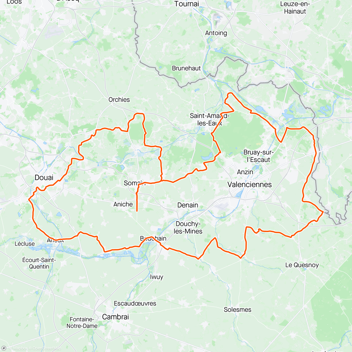 Map of the activity, Le Tour des 3 Bonnes Caves