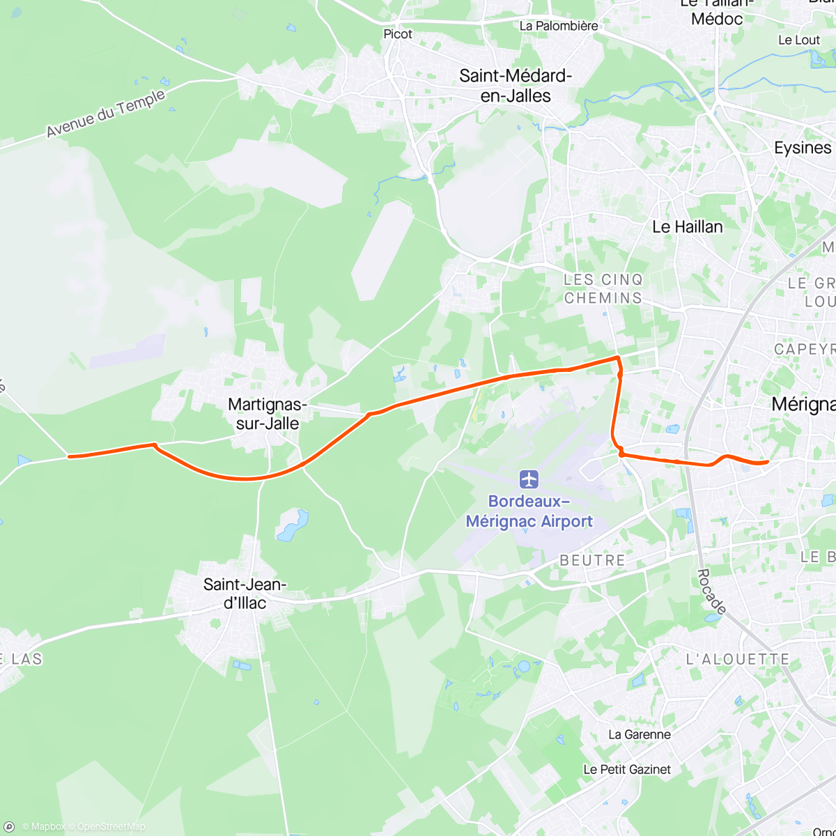Map of the activity, Pause dej 30/30