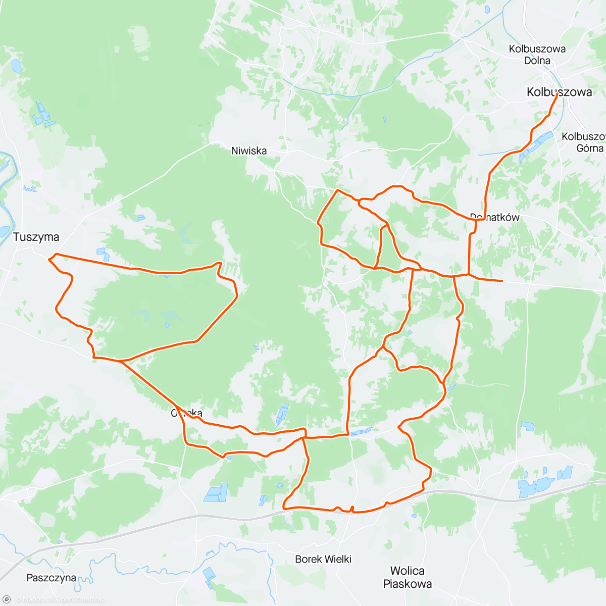 Map of the activity, Regional 🗳️ ride #podkarpackie 🇵🇱