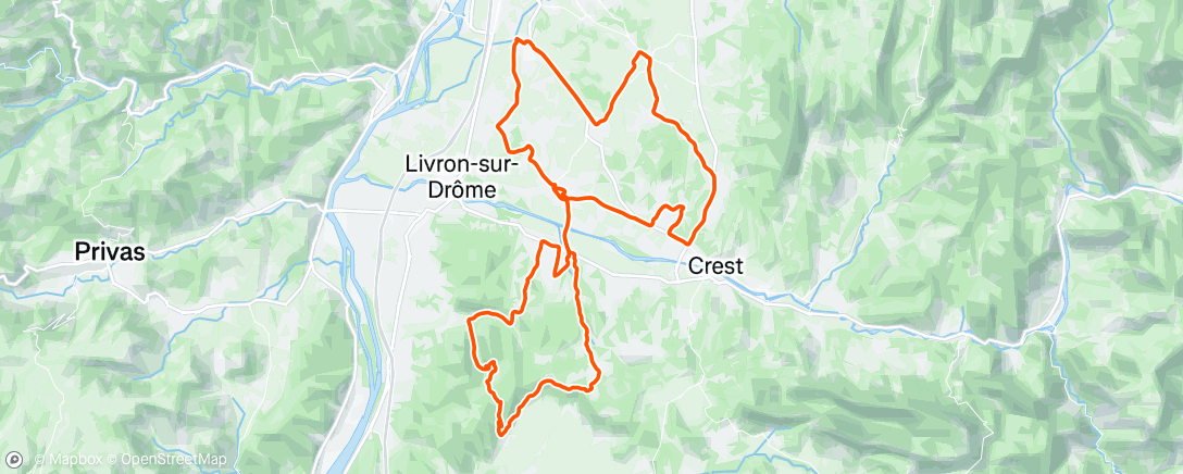 Map of the activity, Drome