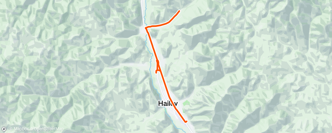 Map of the activity, Afternoon Ride
