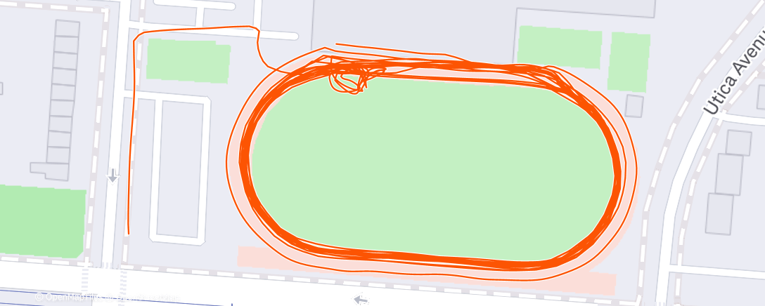 Map of the activity, Morning Run