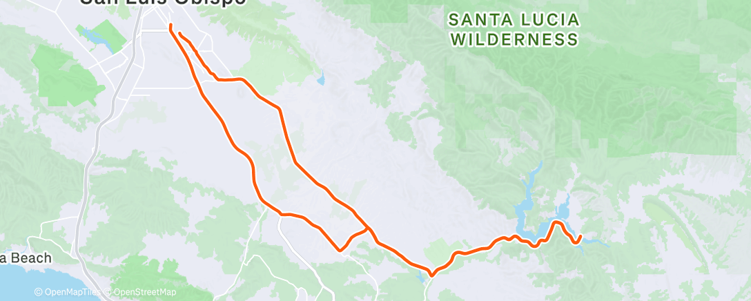 Map of the activity, Morning Ride