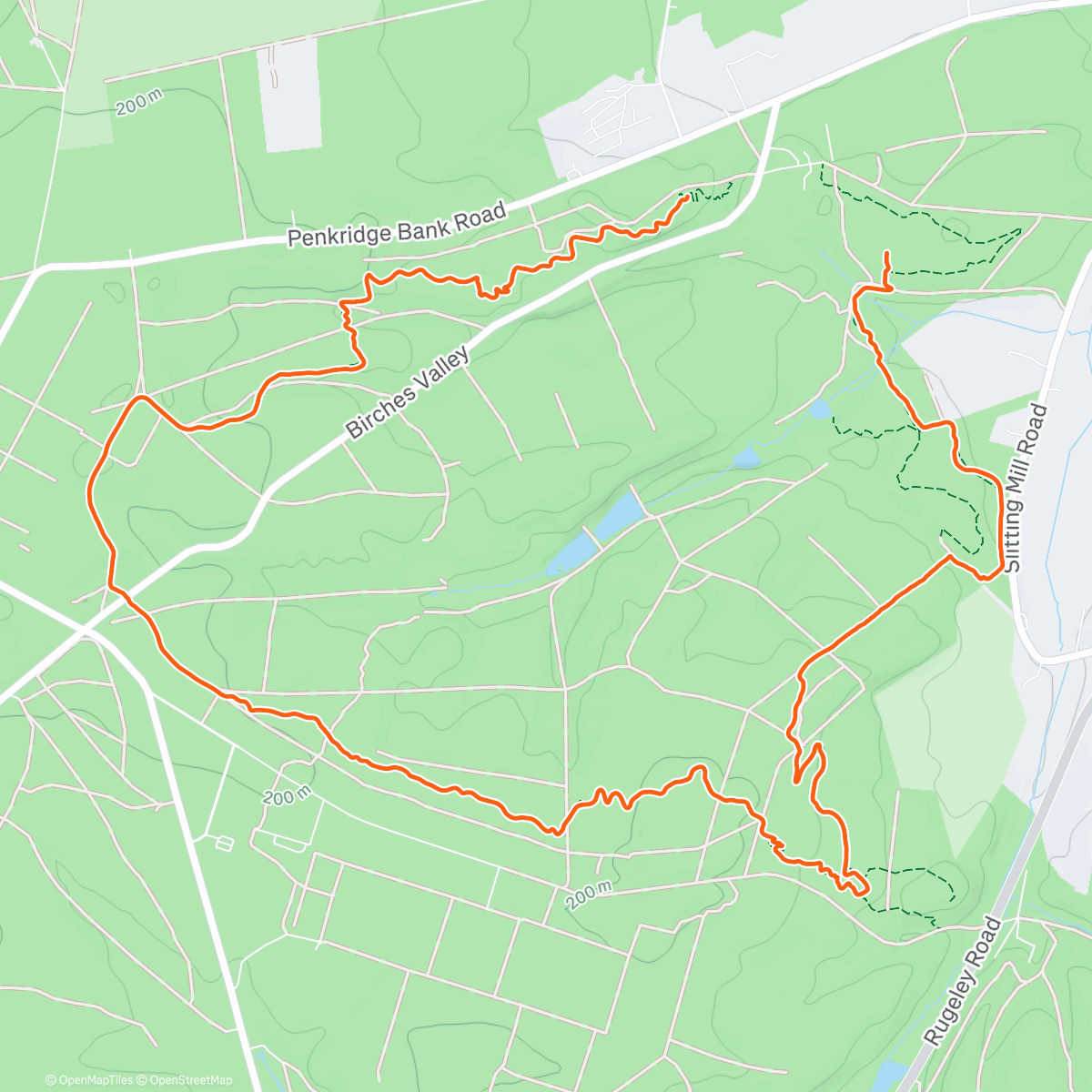 Map of the activity, Follow The Dog