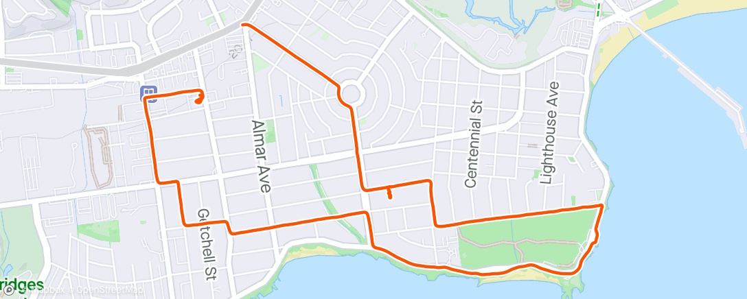 Mapa de la actividad (Afternoon E-Bike Ride)