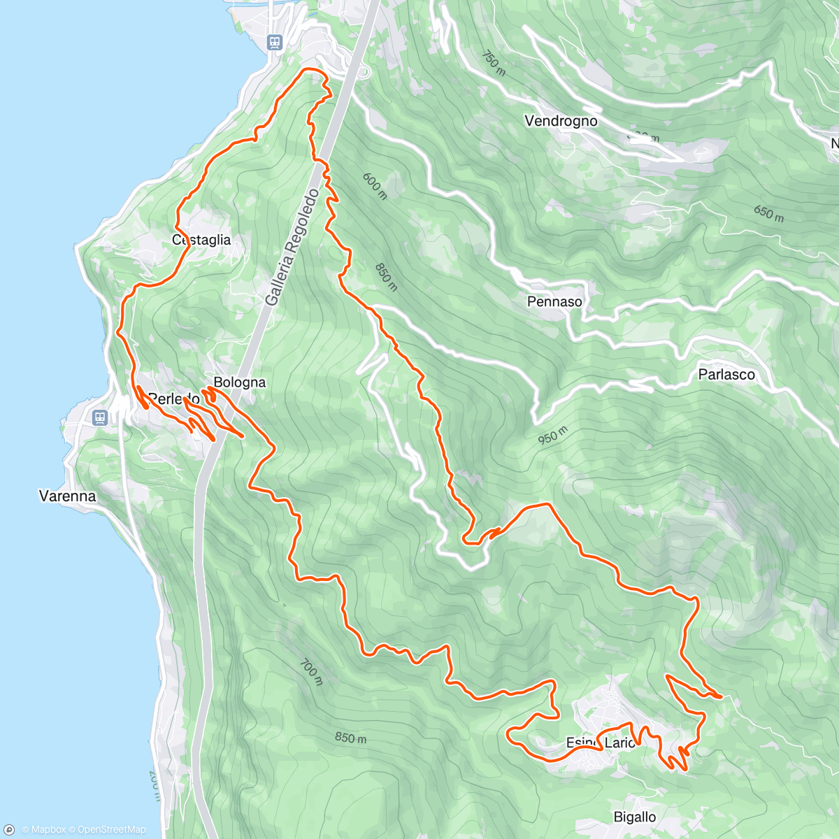 Map of the activity, LAKE OF COMO 🇮🇹 Enduro