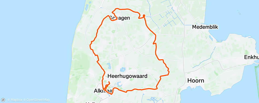 Map of the activity, De 80 km versie van de grote Daikboekel met Evelien
