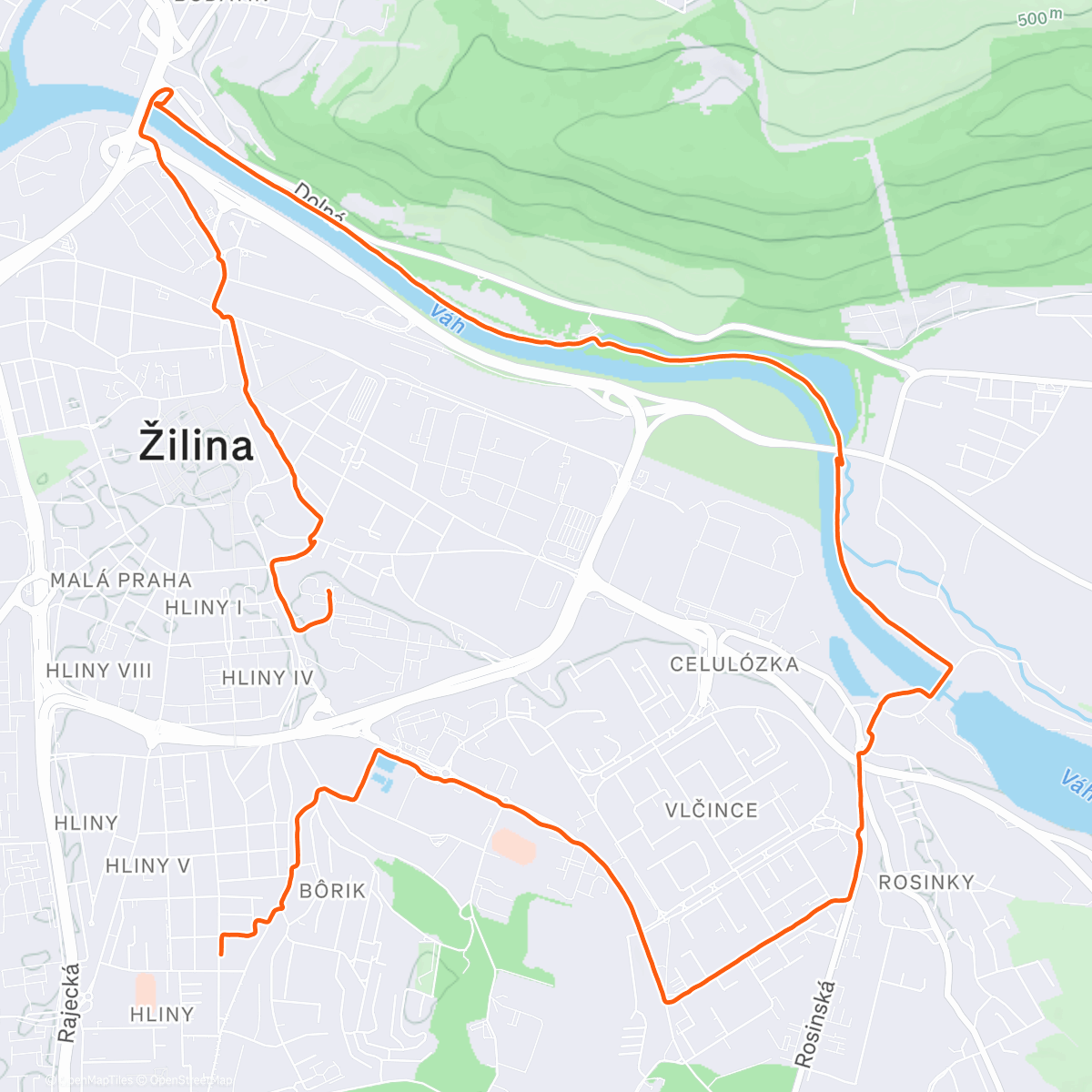 Карта физической активности (Ticho a beh)