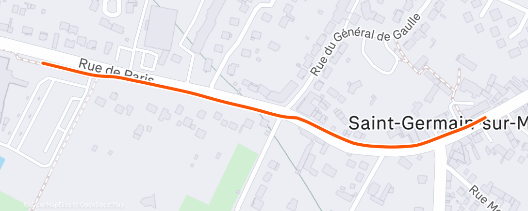 Map of the activity, Marche en soirée